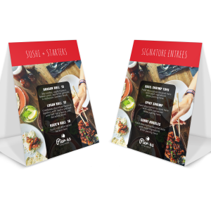 Table Tents/Talkers