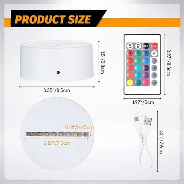 3D LED Light Base - Image 3