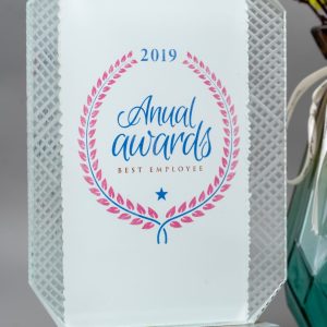 Dome Crystal Award Trophy