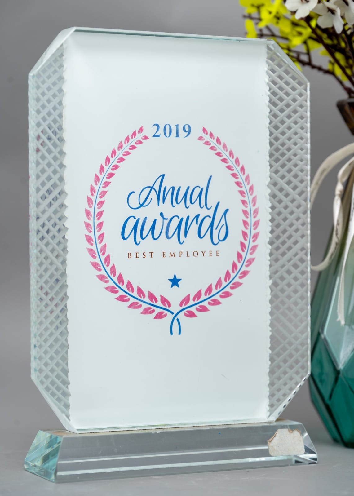 Dome Crystal Award Trophy