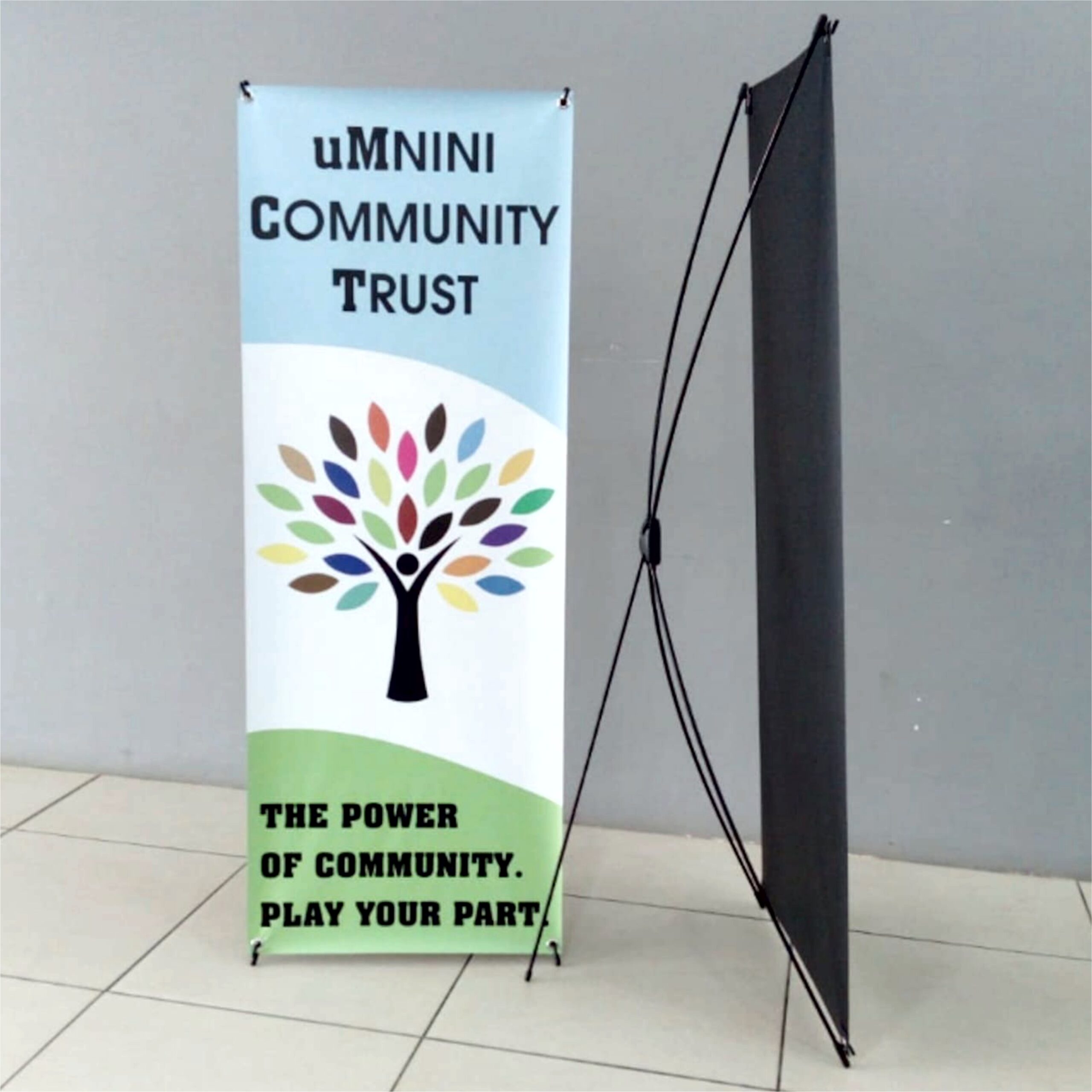 X Stand Display Banner