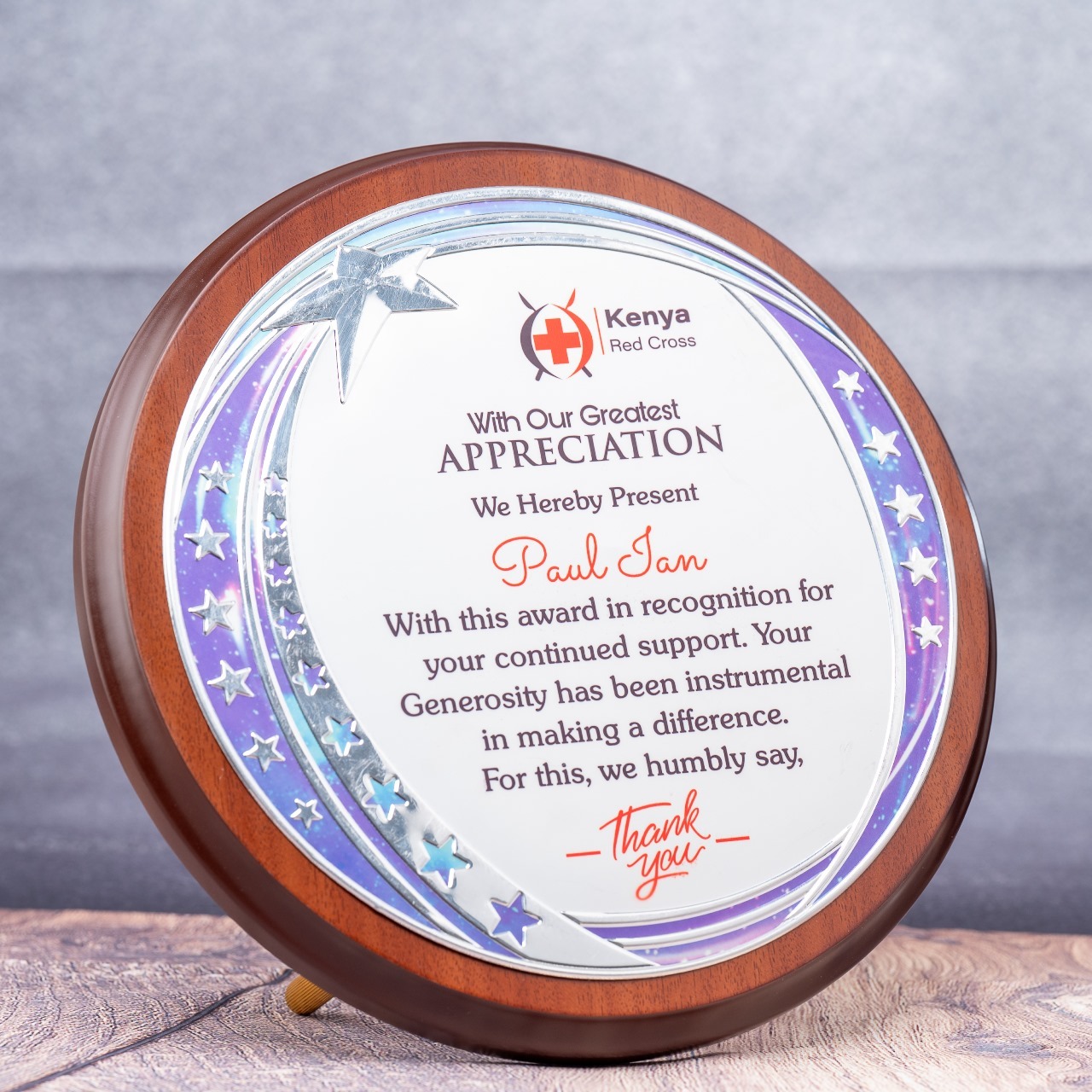 Round Executive Appreciation Award - Image 3