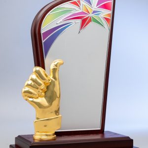 Golden Thumbs Up Trophy