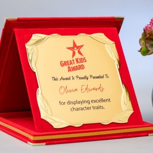 Velvet Red & Blue Award