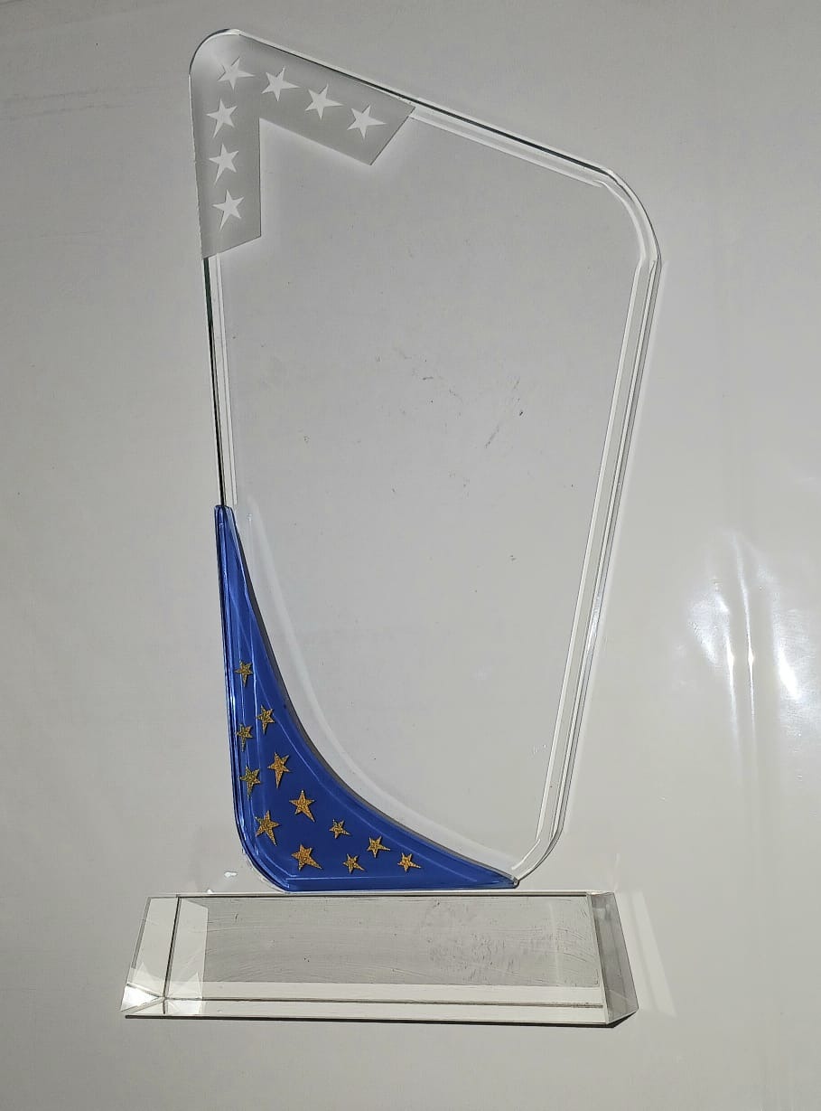 Glass Star Award Trophy