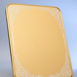 Metallic Rectangular Award Plaque