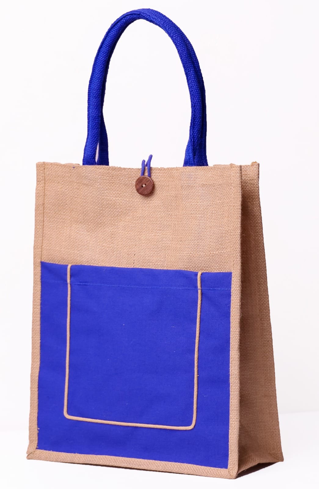 A4 Front Pocket Jute Bag